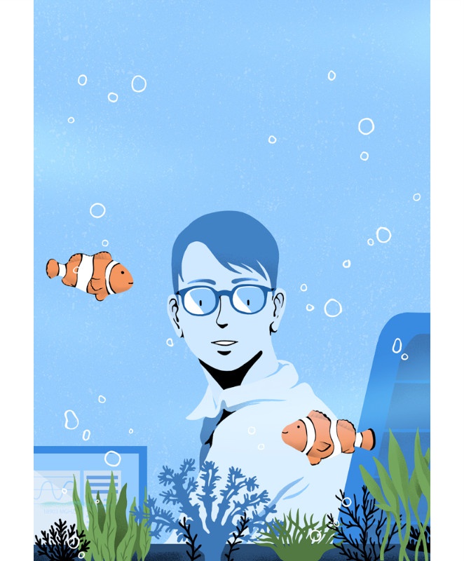 illustration mikael moune fish.jpg - Mikal MOUNE | Virginie